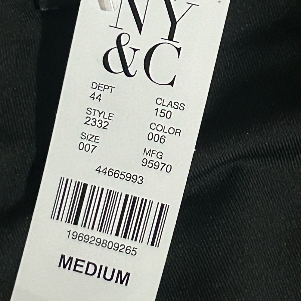 New York & Company square neck rushed long sleeve - Picture 6 of 8